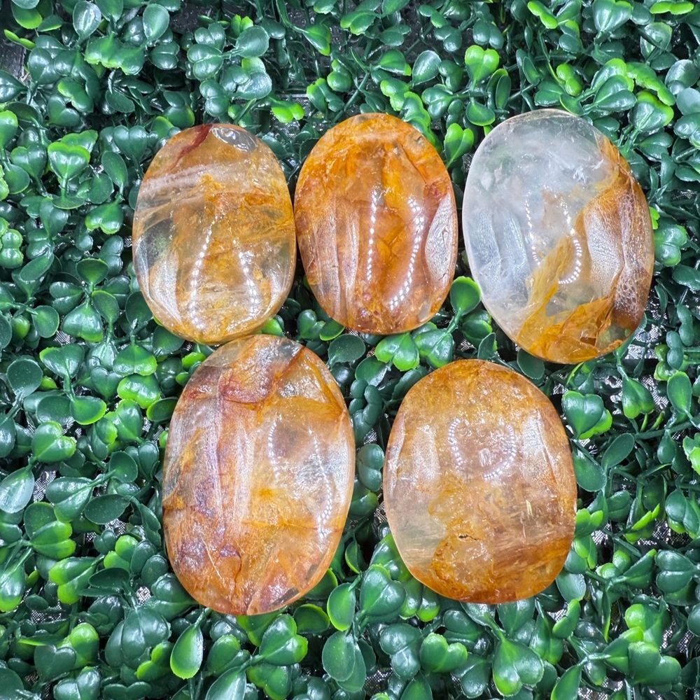 Beautiful Golden Healer Palm Stone